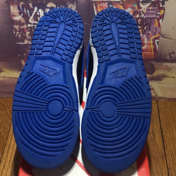 NIKE DUNK LOW HYPER COBALT SHOES IN BLUE 10c - Picture 4 of 5